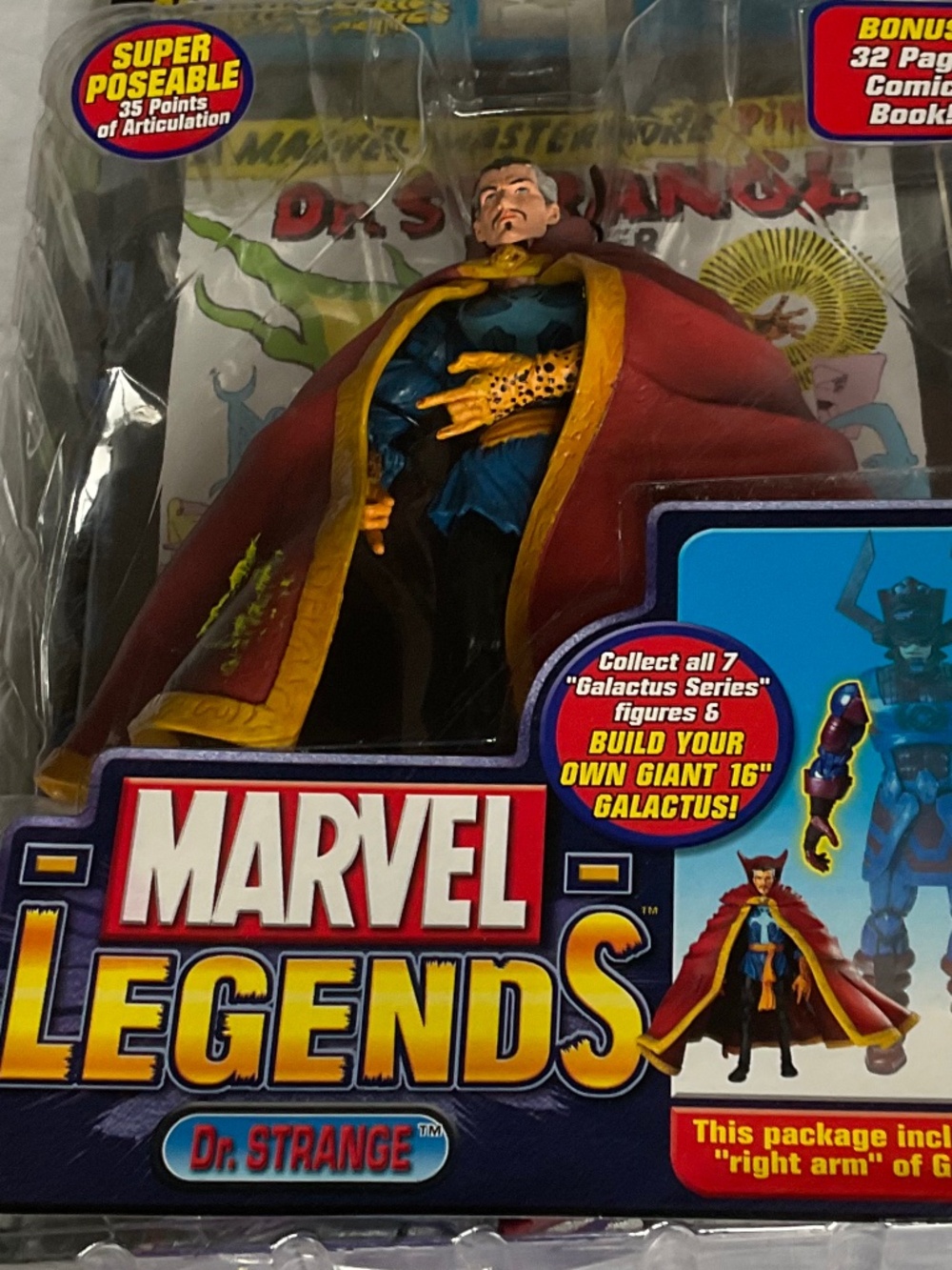 Marvel Legends Dr. STRANGE BAF Galactus Series Action Figure (ToyBiz, 2005)